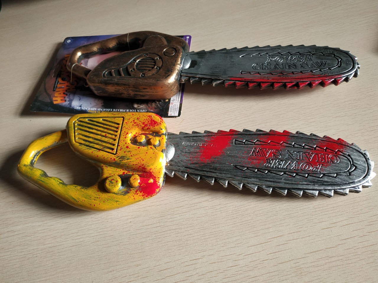 电锯伐木工具塑料玩具道具万圣节庆舞台表演装扮场景摆设用品