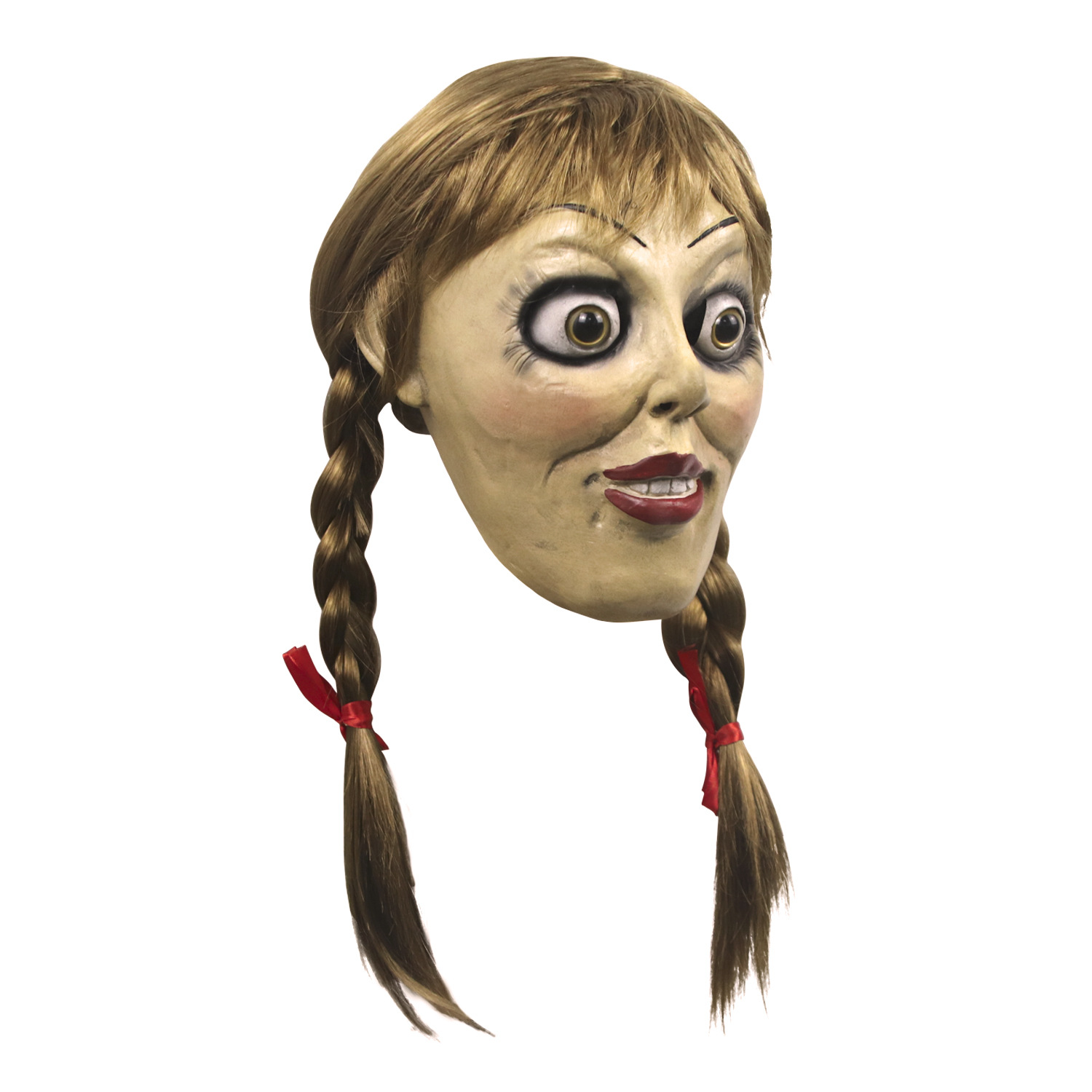 跨境新影视人物道具安娜贝尔面具鬼娃回家头套狂欢节假面舞会面具