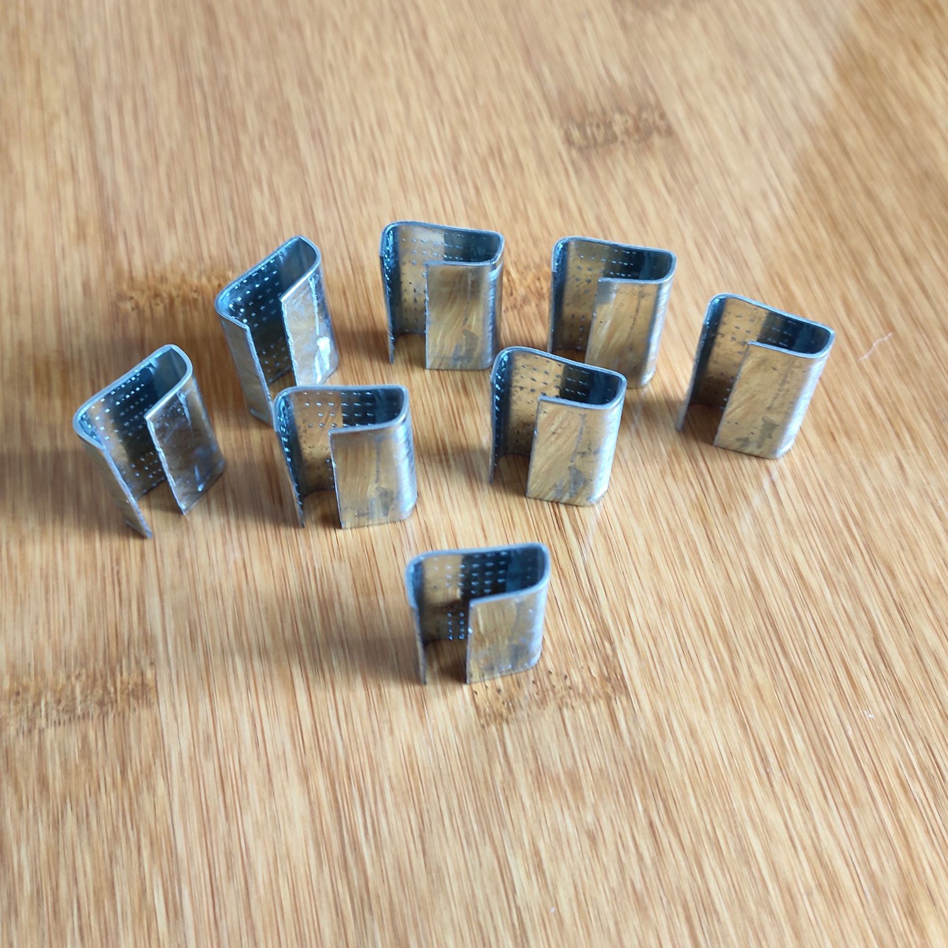 塑钢打包扣1606pet塑钢带铁皮包扣2000个一箱