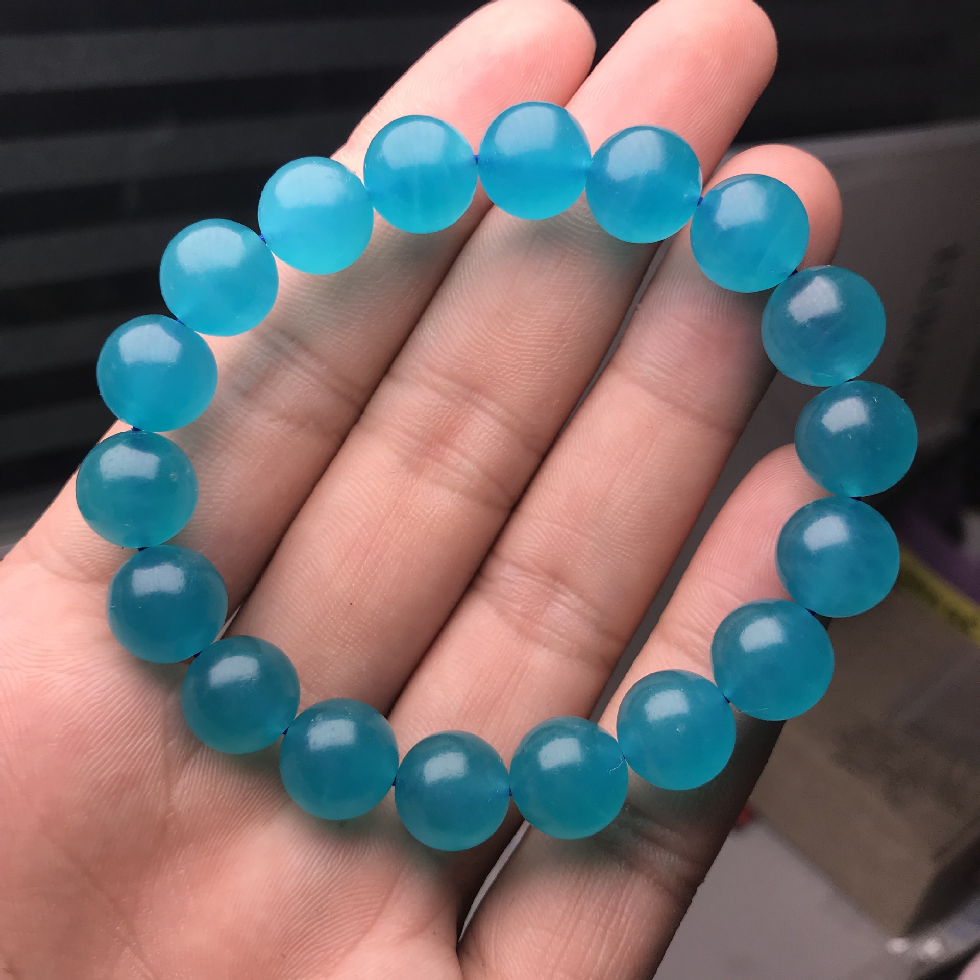 帝凯珠宝 天然天河石手链 diy手工饰品批发 精品冰种天河石手串