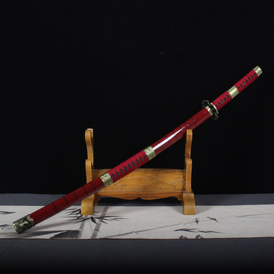 龙泉剑手工海贼王动漫款三代鬼彻手工版图片详情请系客服未开刃