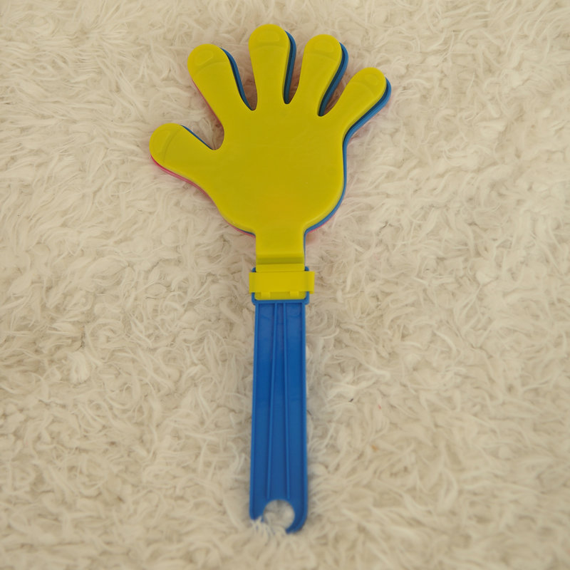 无笑脸不发光手拍 彩色塑料手掌拍拍手器鼓掌拍 演唱会助威道具