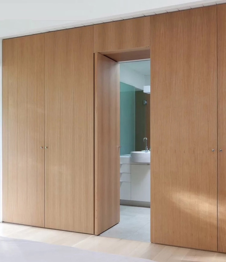 厂家定制隐形门 高端书房隐藏暗门 室内实木密室门订制安装测量