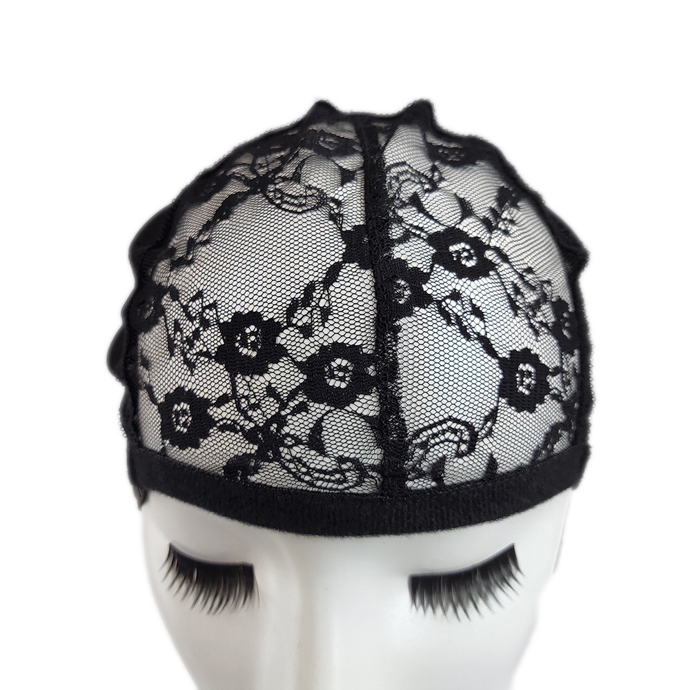 假发弹力发网蕾丝头套假发辅料网帽假发网底大小可调节假发发帽
