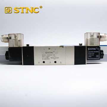 stnc索诺天工tg系三位五通电磁阀tg3522-08/tg3532-10/tg3542-15