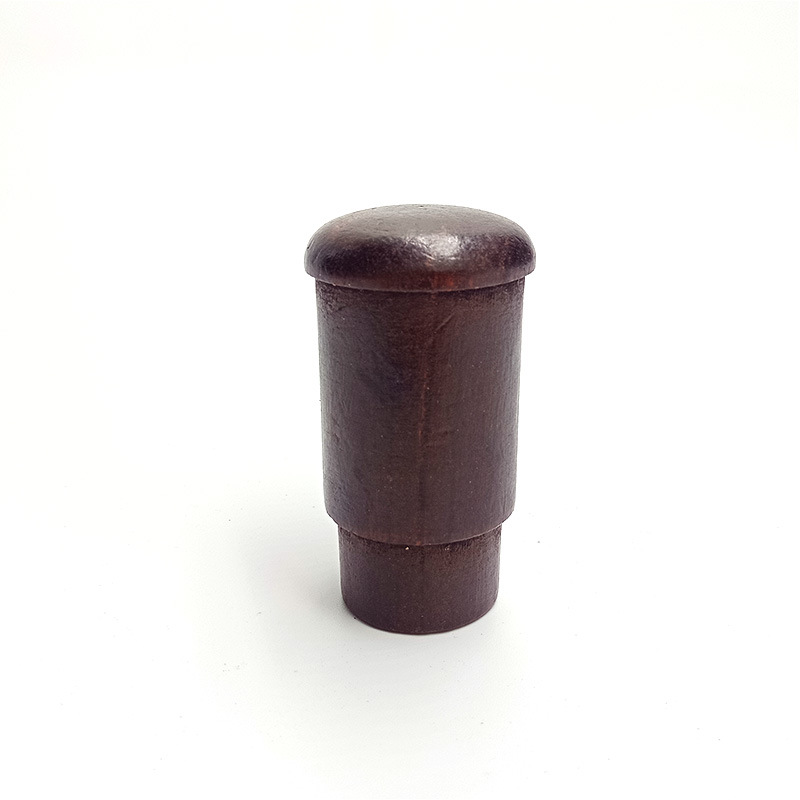 现货供应装裱材料仿古蘑菇头25mm画轴轴头挂轴木杆用红木轴头