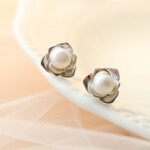 纳福阁银饰批发 手工镶天然檀木手镯925纯银景泰蓝民族风复古手环