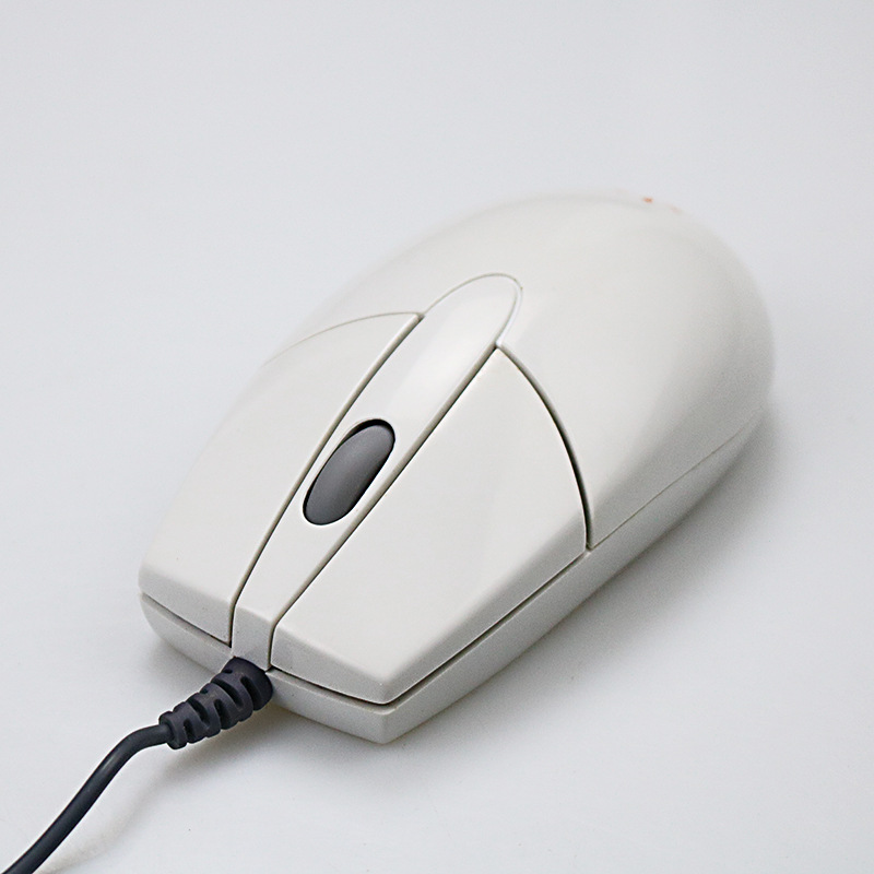 圆口鼠标ps/2有线鼠标 办公家用经典针孔ps2圆孔老式台式电脑鼠标