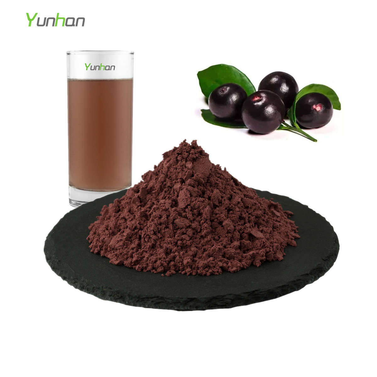 赛扬生物热销果蔬粉巴西莓果汁粉速溶固体饮料喷雾干燥巴西莓粉-西安