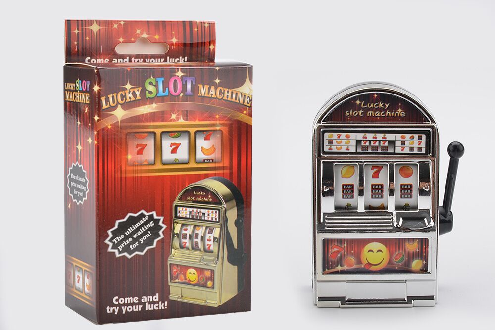 跨境热销款儿童缩小版迷你仿真游戏机老虎机玩具亲子游戏互动金银