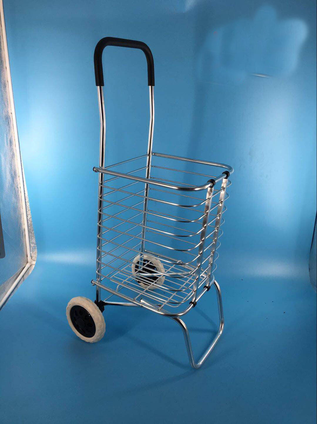 厂家直销 超市购物车买菜车 铝合金小拉车可折叠爬楼便携手拉车