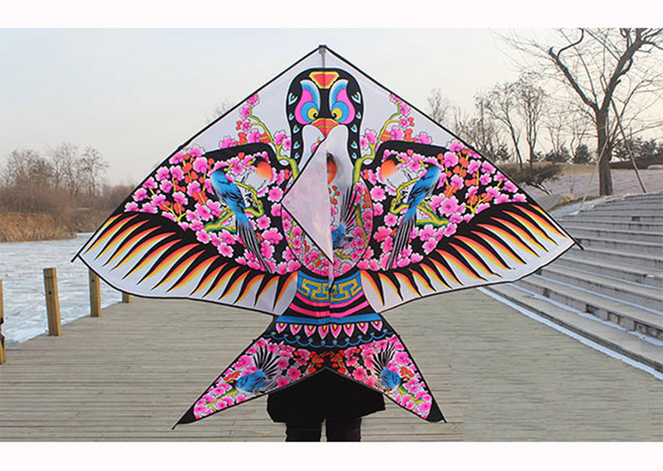 厂家批发小燕子沙燕风筝新款潍坊儿童成人大中小型三角长尾易飞