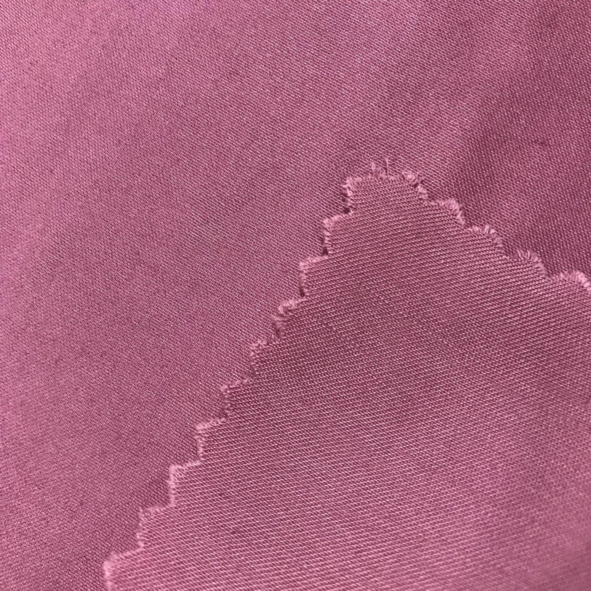 梭织缎纹人丝人棉染色面料女装时装衬衣面料休闲装透气舒适面料