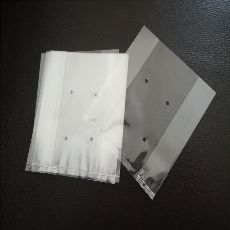 定制礼品包装pp袋食品pp侧风琴袋品塑料袋打孔pp环保折边袋子