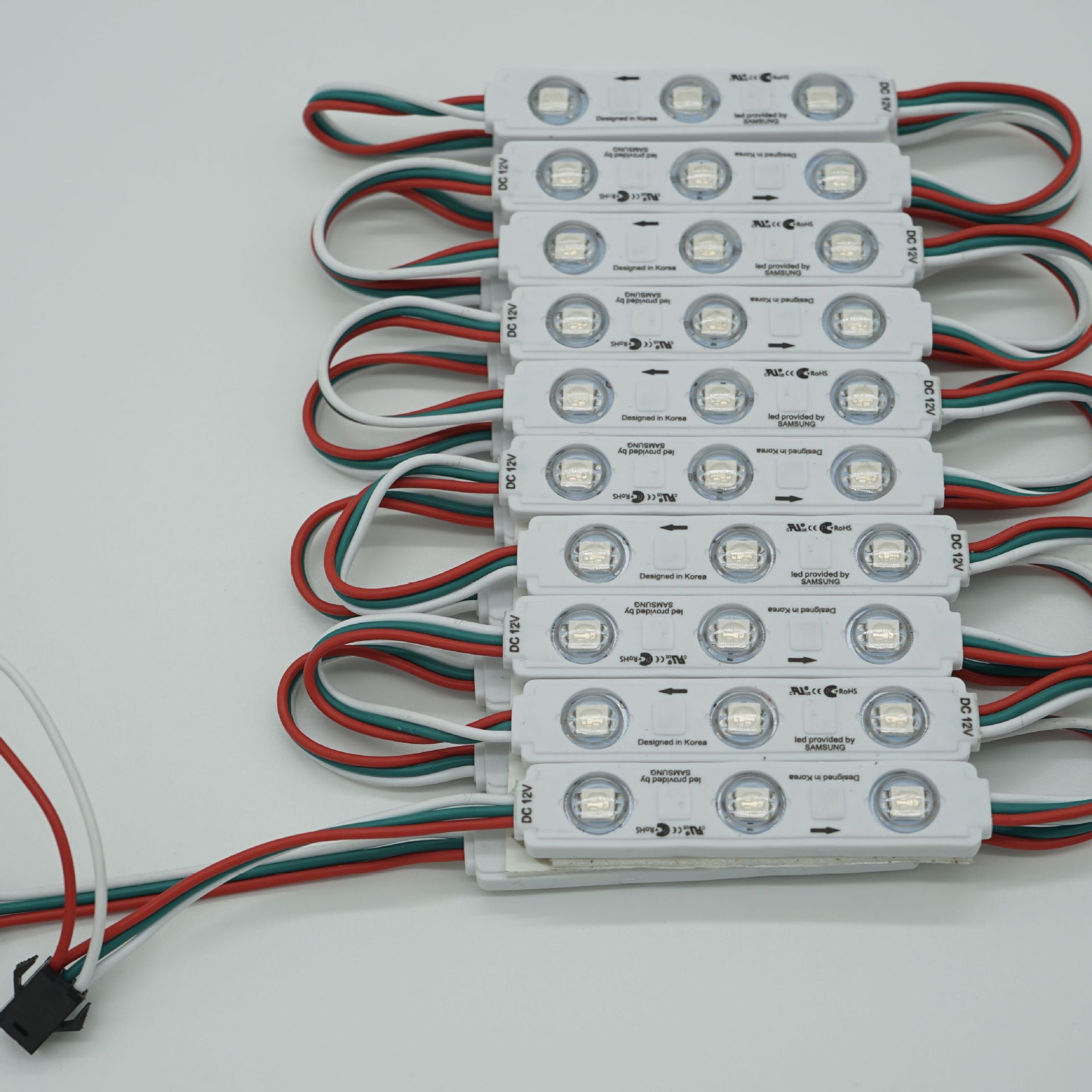 led 全彩注塑模组ws2811跨境外传供12v led rgb模组