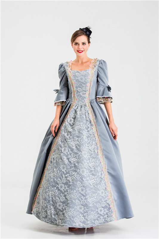 英国复古宫廷装 夜店女王装 万圣节服装 演出服 影视节目拍摄服装