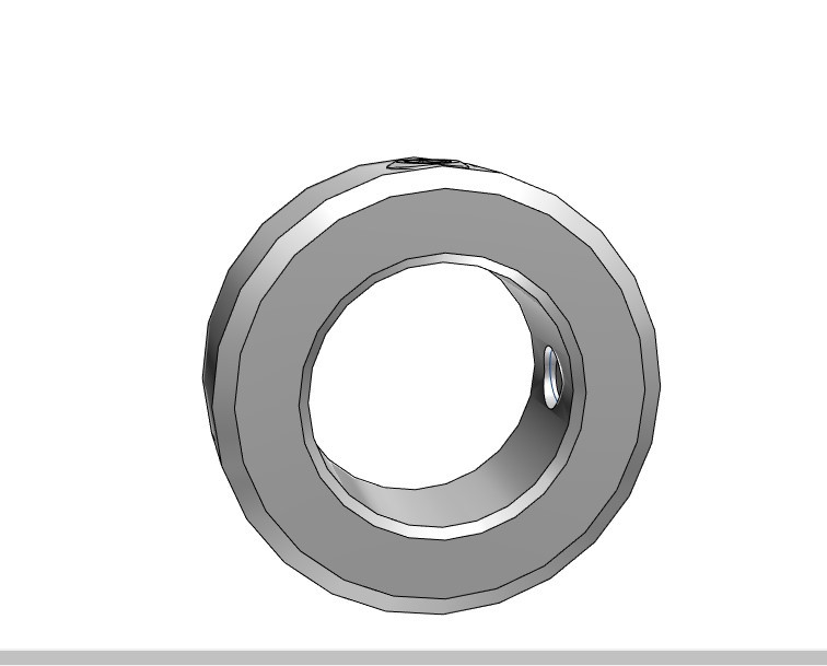 固定环止动螺丝型限位环轴用档圈定位器带台阶固定环带斜度固定环