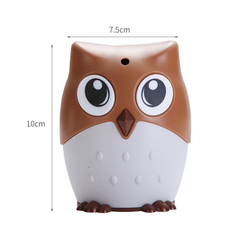 Household Daily Plastic Cartoon Toothpick Box Press Toothpick Bottle Automatic Owl Toothpick Holder 0415