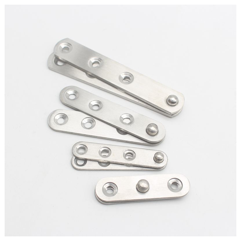不锈钢一字铰链 天地合页 暗藏顶头铰链 360度磨铰 柜门轴一字铰