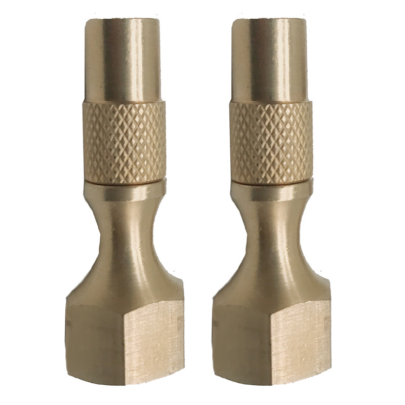 轮胎气门嘴充气夹头 胎压枪充气头 喇叭型充气嘴 气动泵转换接头