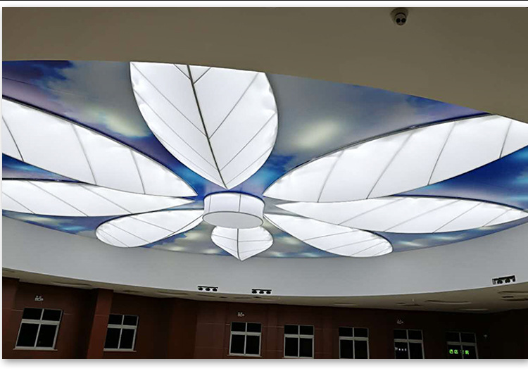 软膜天花吊顶透光膜发光灯膜龙骨材料全国承接工程定制软膜灯箱