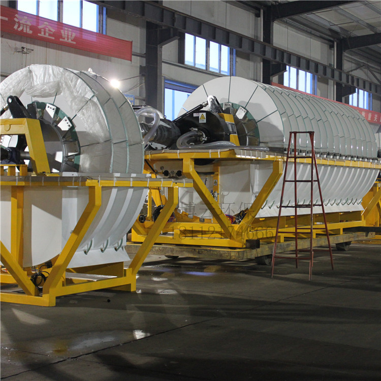 铁尾矿 煤矿洗沙泥浆处理 陶瓷真空圆盘过滤机 经济环保