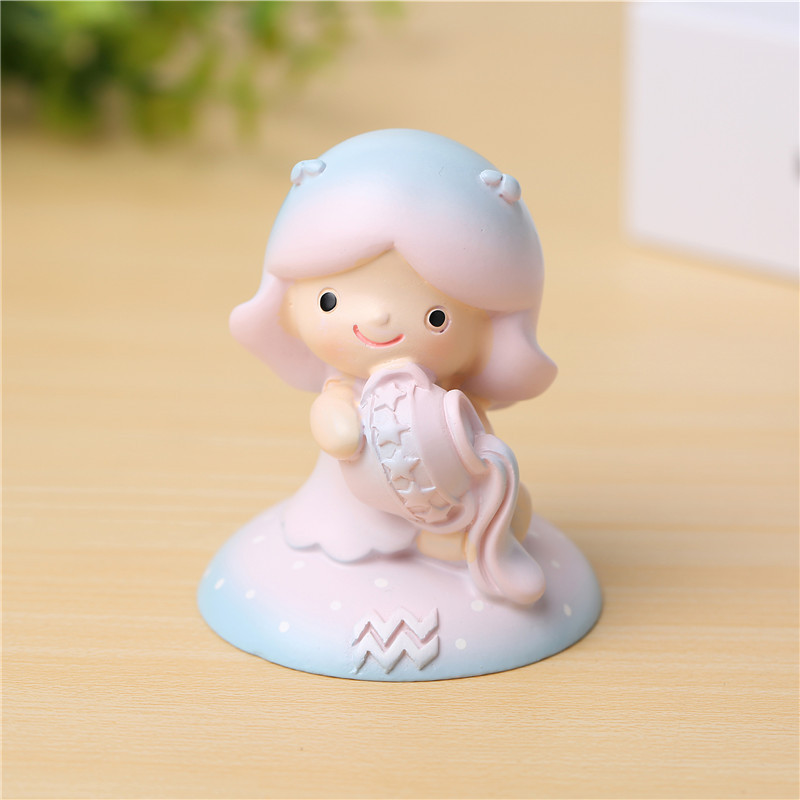 Diversified Figures Animal Ornaments Twelve Constellation Resin Decorations Creative Car Baking Small Samples in Stock
