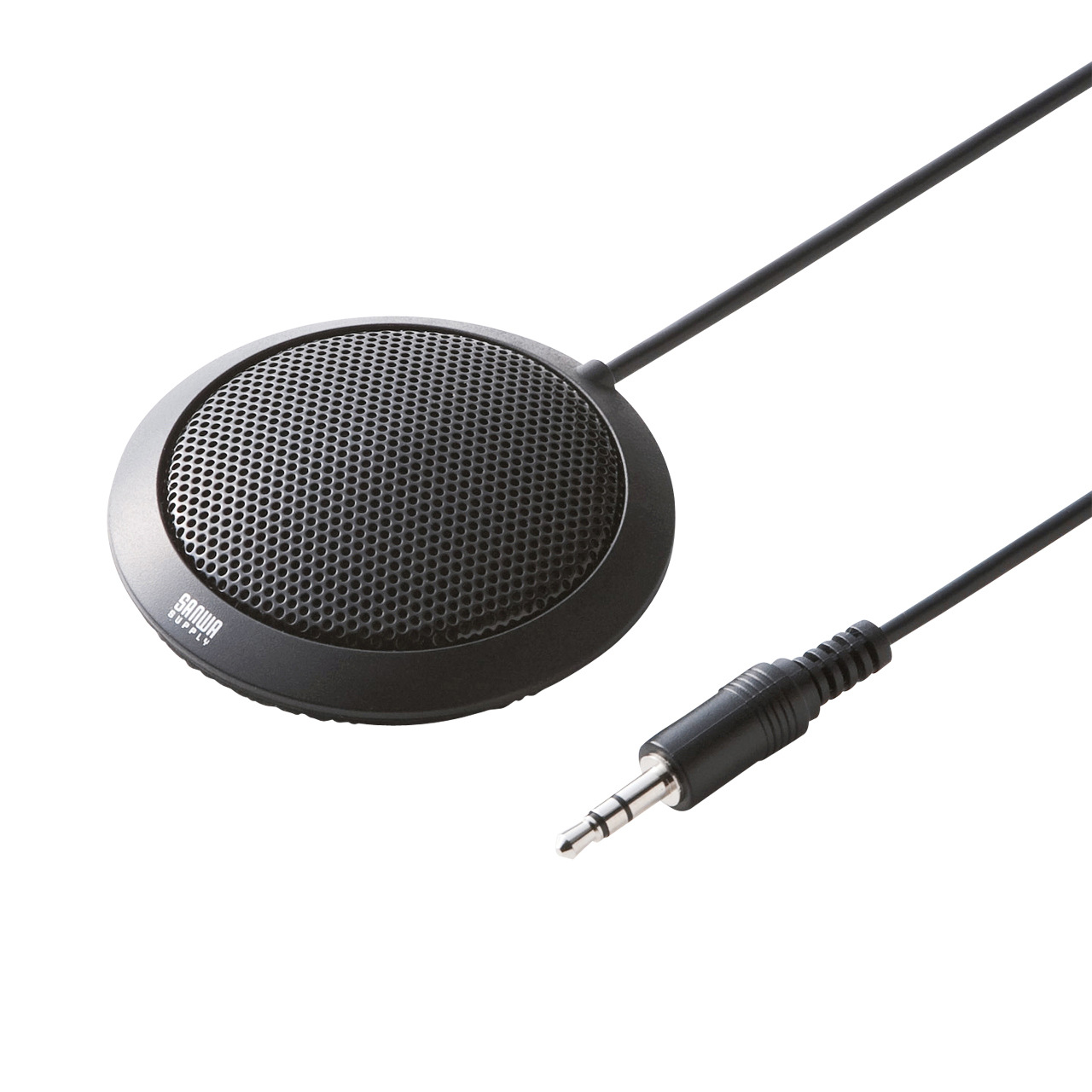 日本sanwa麦克风扁平外形话筒中小型网络会议pc收音电容型mm-mc23