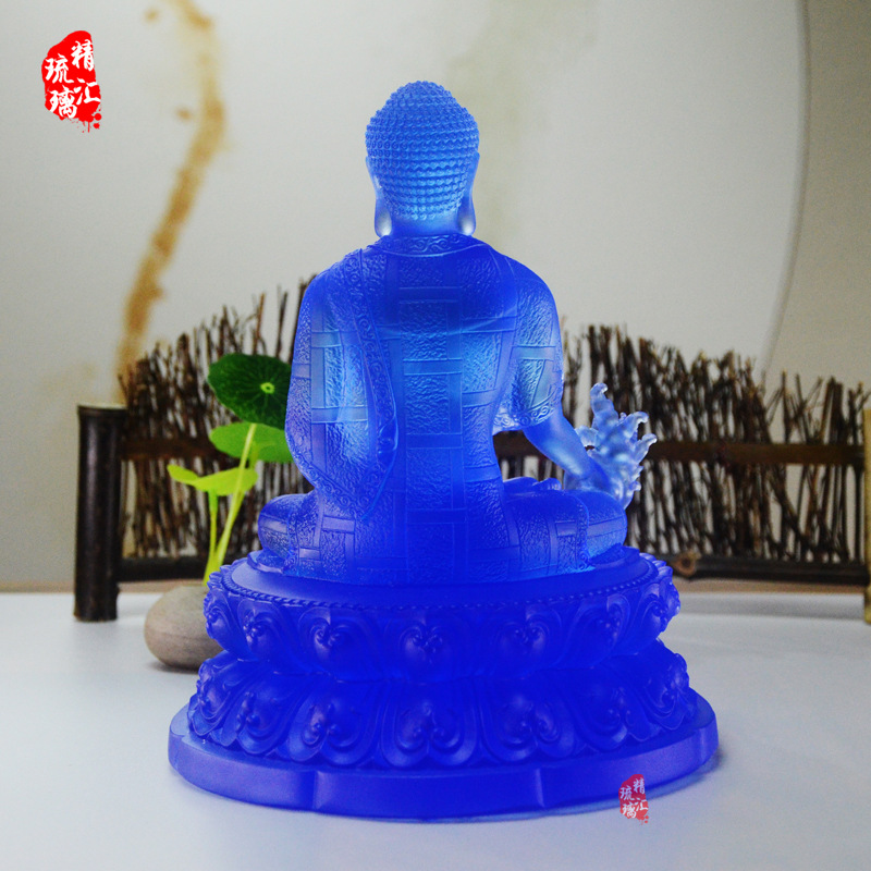 密宗新款琉璃药师佛佛像药师琉璃光如来寺院佛堂供奉