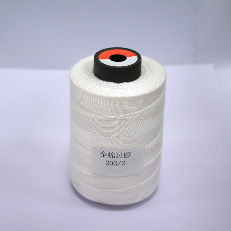 厂家定制生产全棉过胶线 60s/2 40s/2 20s/1 20s/2 20s/3过胶线