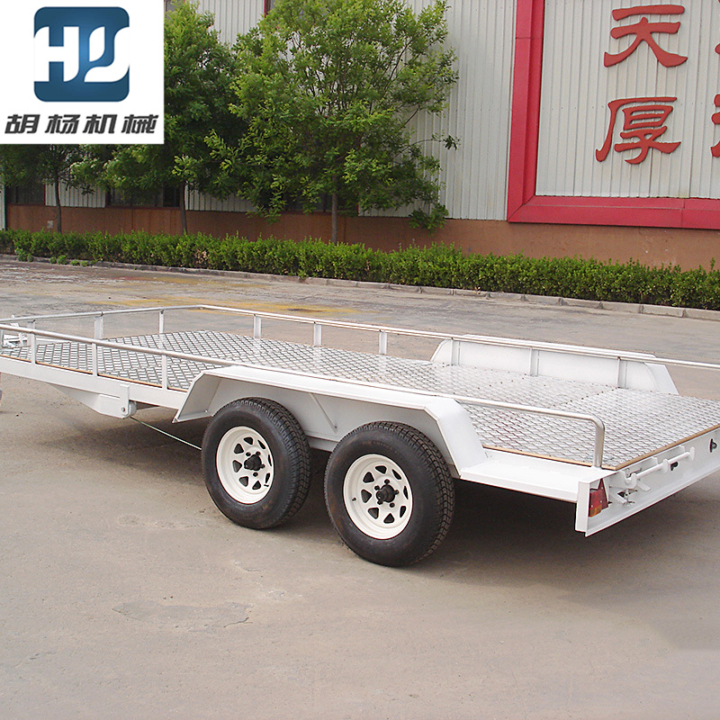小平板挂车小拖车 拖车挖掘机运输半挂汽车拖车 可定制