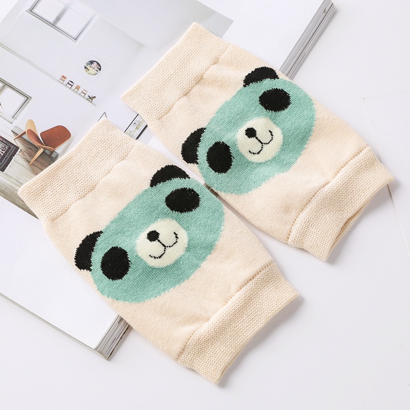 Spring and Summer Thin Cotton Air-Conditioned Room Warm Children's Knee Pad Baby Toddler Crawling Crawling Protector Bear