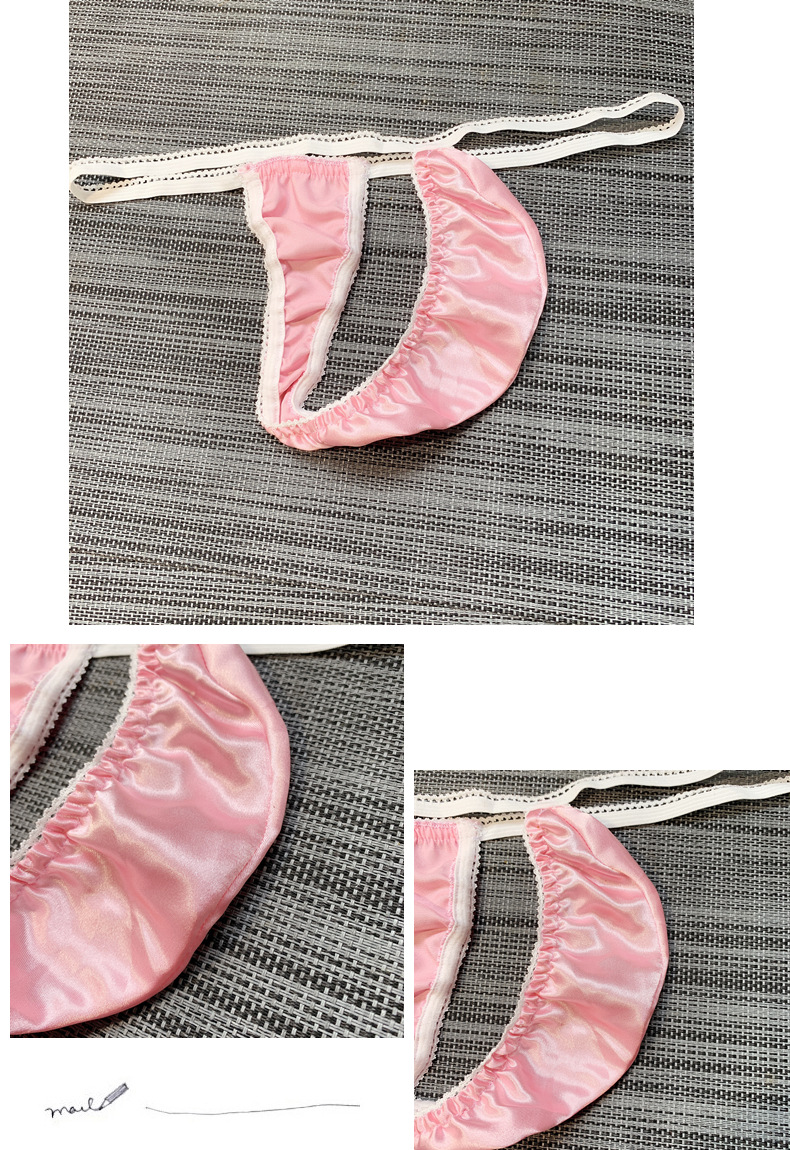 2021新款男士b裤性感低腰内裤男同gay激情凸囊袋激情露臀丁字裤