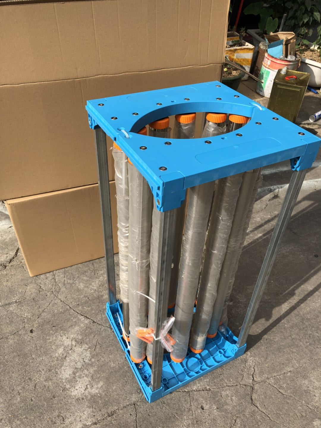 全新可拆装多节拉布架18米2节3节可组装松布器多组合实用新型