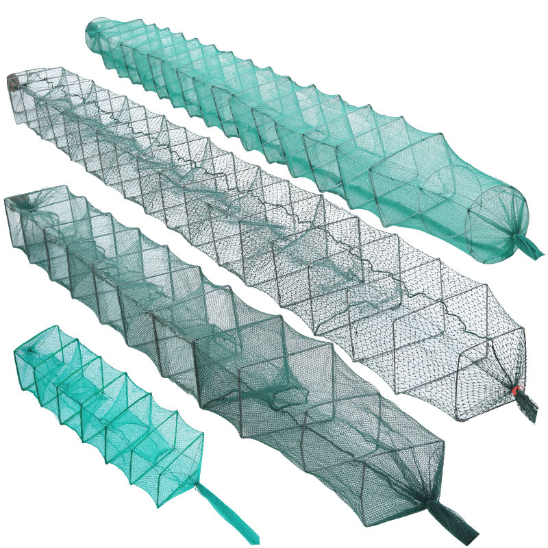 Fishing Net Lobster Basket Fishing Cage 6 to 31 Sections Shrimp Net Crab Net Lobster Aquaculture Fishing Gear Wholesale Fishnet