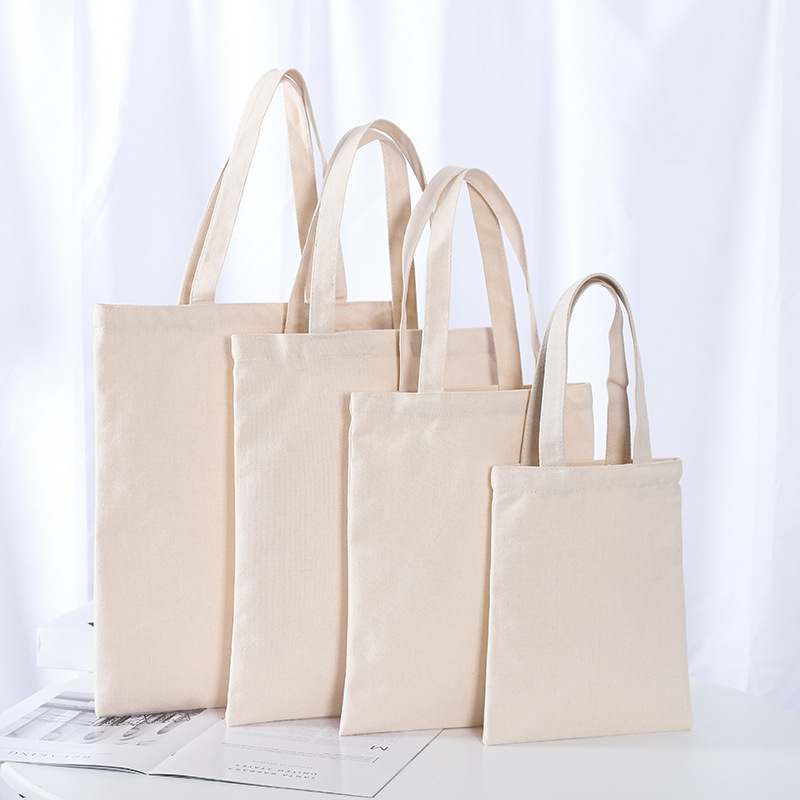 厂家空白帆布袋定制logo单肩学生手提购物袋子印logo纯棉布袋批发