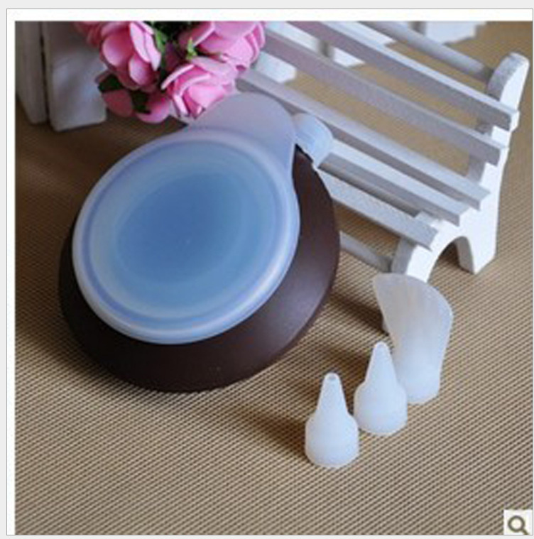 Sike Large and Small Macaron Decorating Nozzle Pot Pattern Decorating Tool Mounting-Pattern Device 48 Hole Silica Gel Pad 30 Hole Macaron Pad