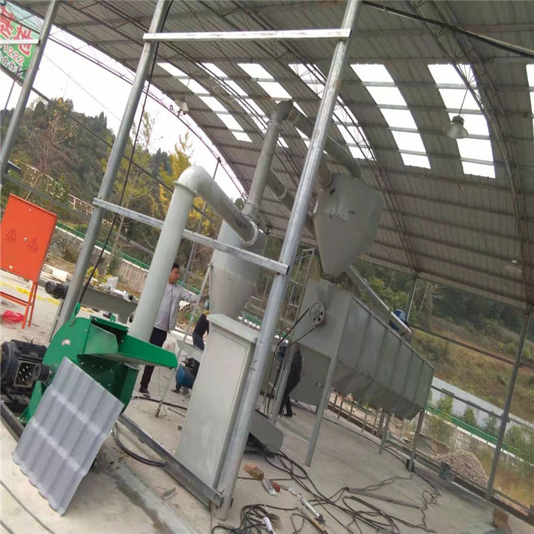 进料4吨艾绒粉碎一体机 艾草打绒机 可调艾绒提取机