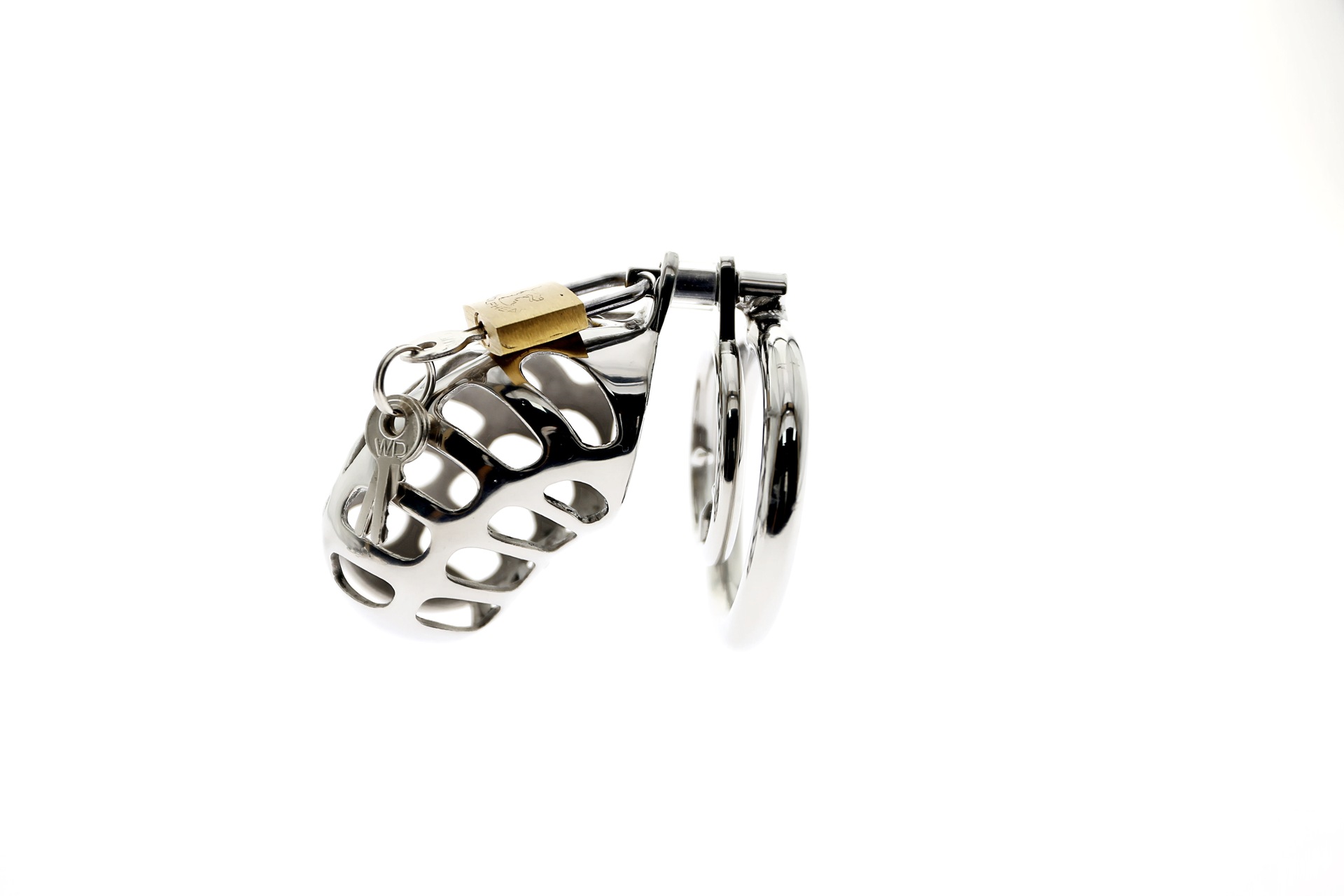 男用不锈钢公鸡笼金属贞操锁不锈钢阴茎鸟笼阳具束缚阳具锁