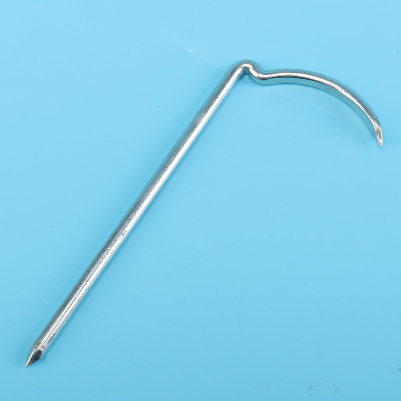 厂家直销镀锌圆钩钉 ppr水管金属圆勾钉 规格齐全镀锌铁圆管钢钉