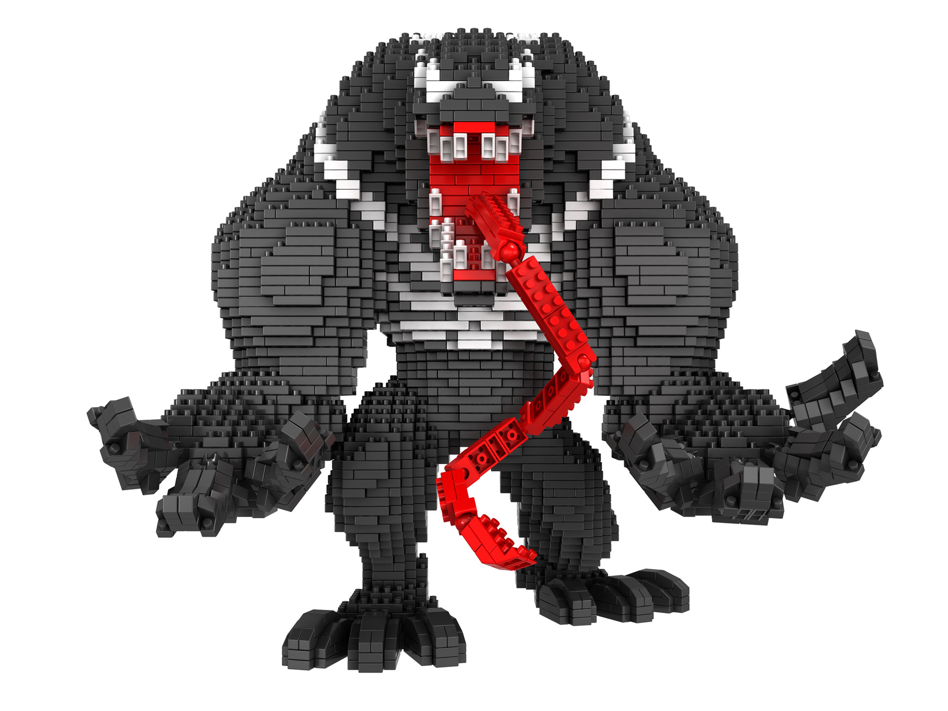 拼之星微型钻石积木英雄毒液拼插积木益智玩具批发