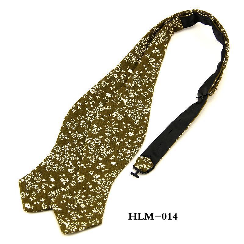 时尚男士全棉碎花葫芦领结 韩版尖角手打葫芦 休闲派对伴蝴蝶结