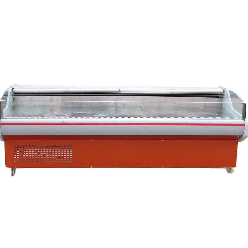 生鲜柜 新款鲜肉柜肉店超市熟食冷藏保鲜柜 展示柜卧式冷鲜肉柜