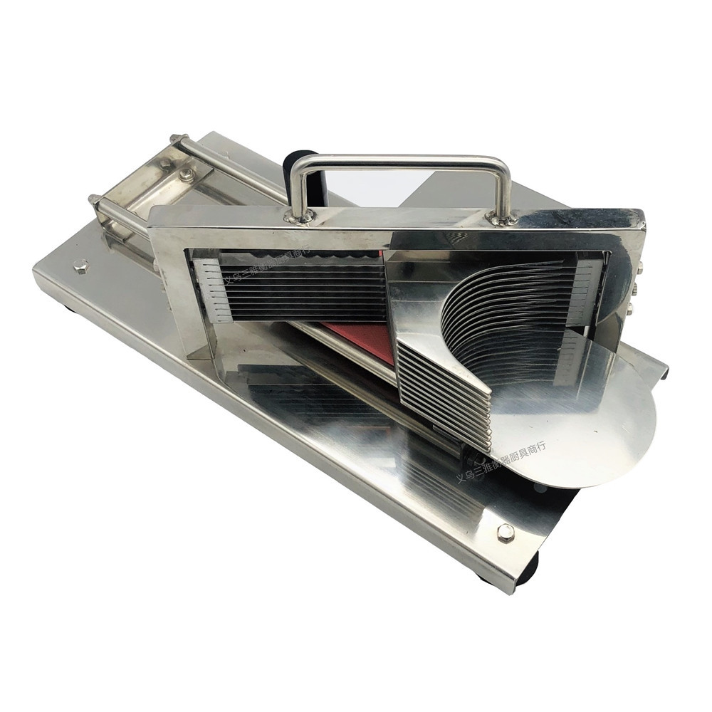 中小型家用商用手动式果蔬切片机番茄快速切薄片西餐店实用外贸款