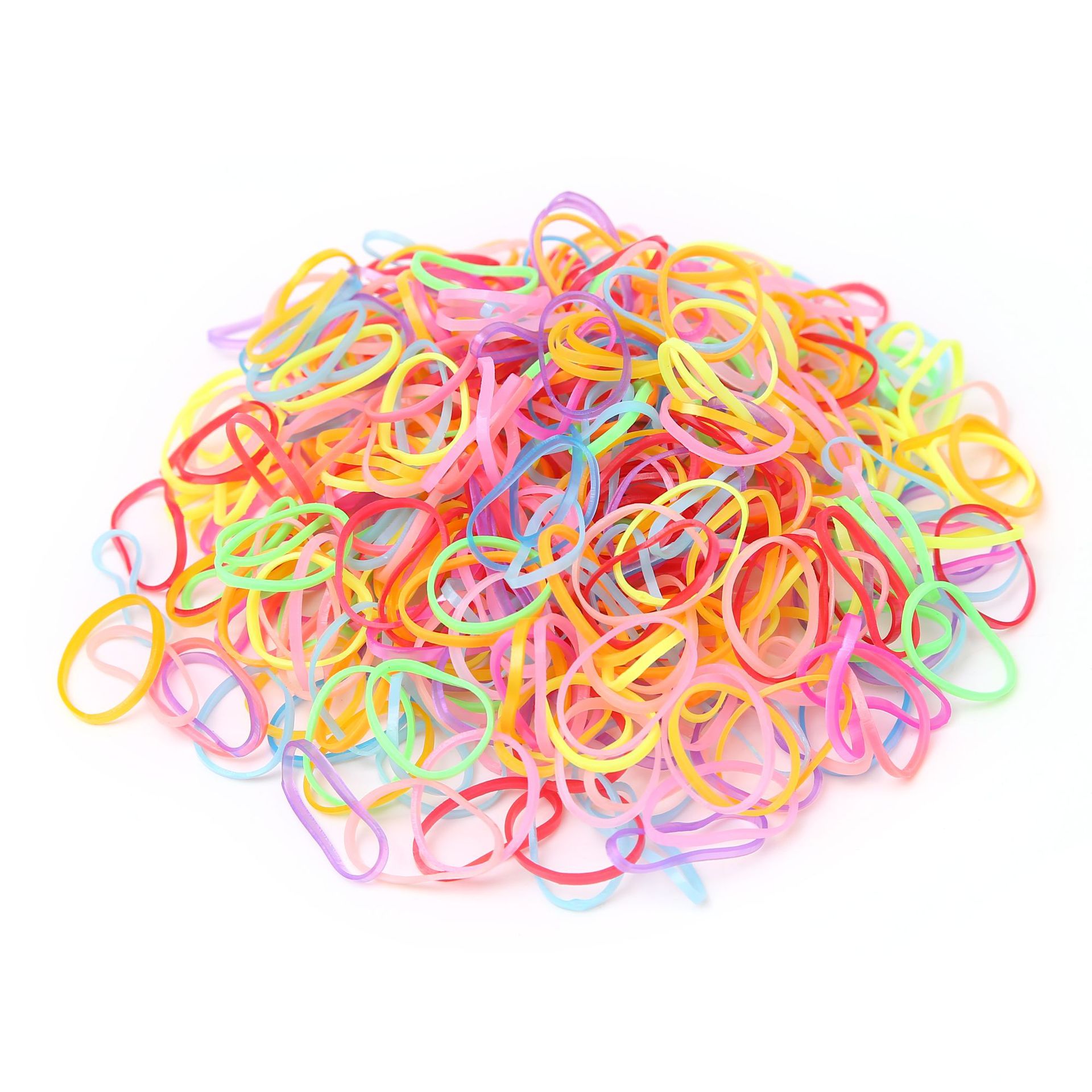 淘宝爆款细款小圈橡皮筋 可强拉款女童发饰 袋装一次性发圈 赠品