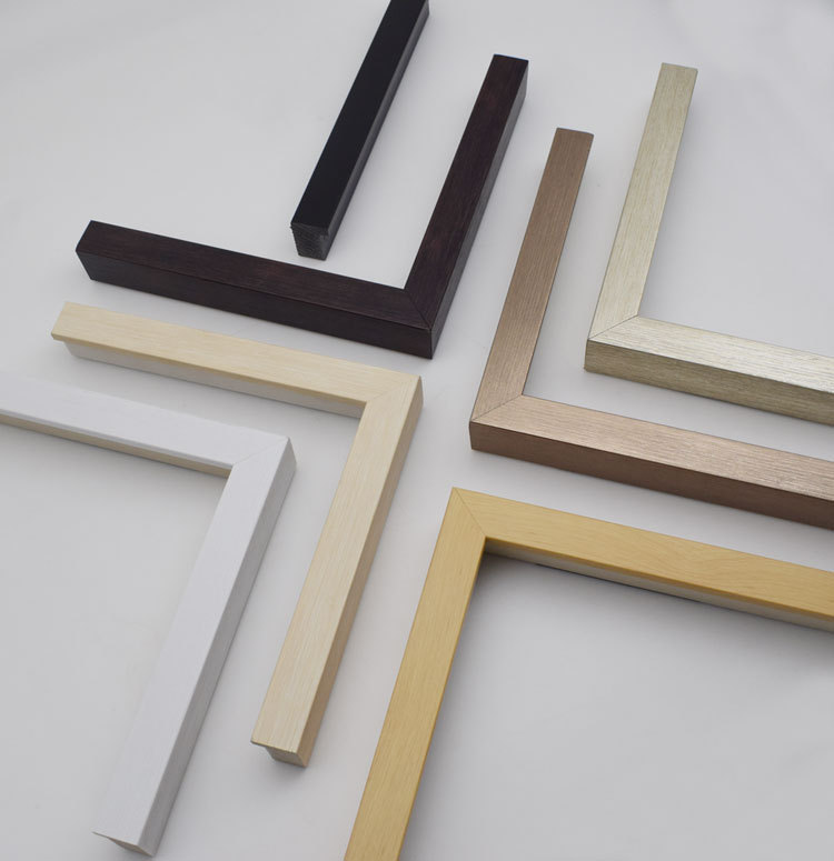 简约装饰画线条ps相框条镜框条装饰线条定制l型框条无框油画框