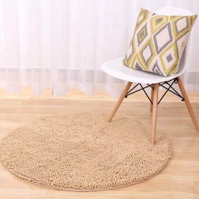 Factory Wholesale Chenille Blanket round Computer Chair Cushion Hanging Basket Cushion Bathroom Home Floor Mat