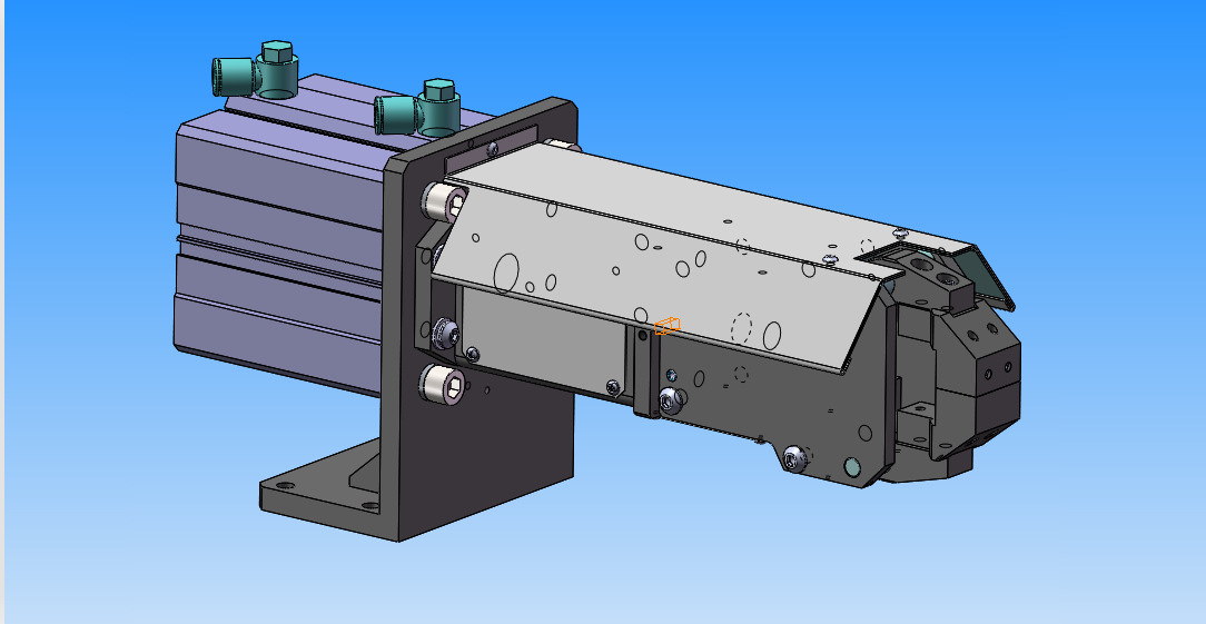 kec钳式张角型气动夹手工业机械手智能自动化耐高温抓手hgm100-k2