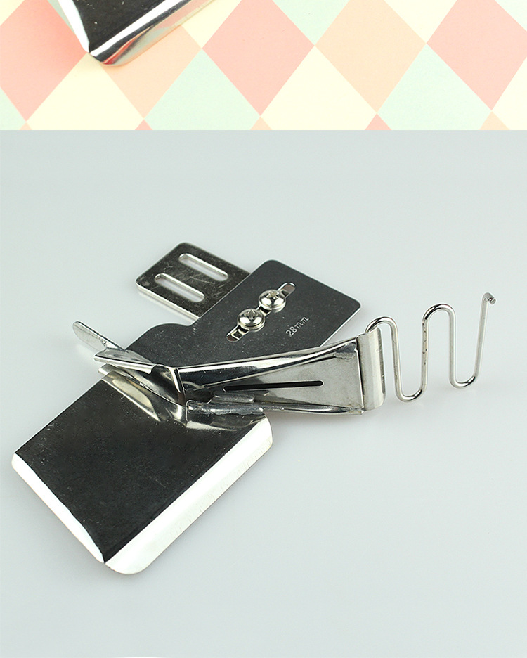 dyu123 平车拉筒缝纫机包边器家用缝纫机双包拉筒 四折边环包边筒