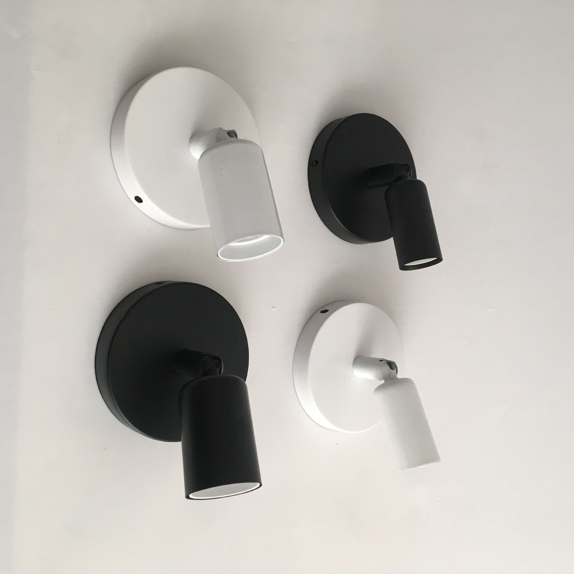 万向e14灯座e27螺口灯头led吸顶灯射灯底座180度壁灯床头灯具配件